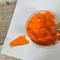 Octopus Orange waterbased screen printing ink, open tub