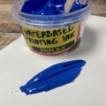 Sea life blue Waterbased ink for screen printing, swatch
