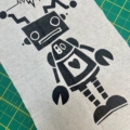 robot on test fabric